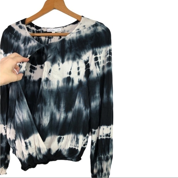 Young Fabulous & Broke - Tie Dye Surplice Blouse - S - Picture 5 of 8